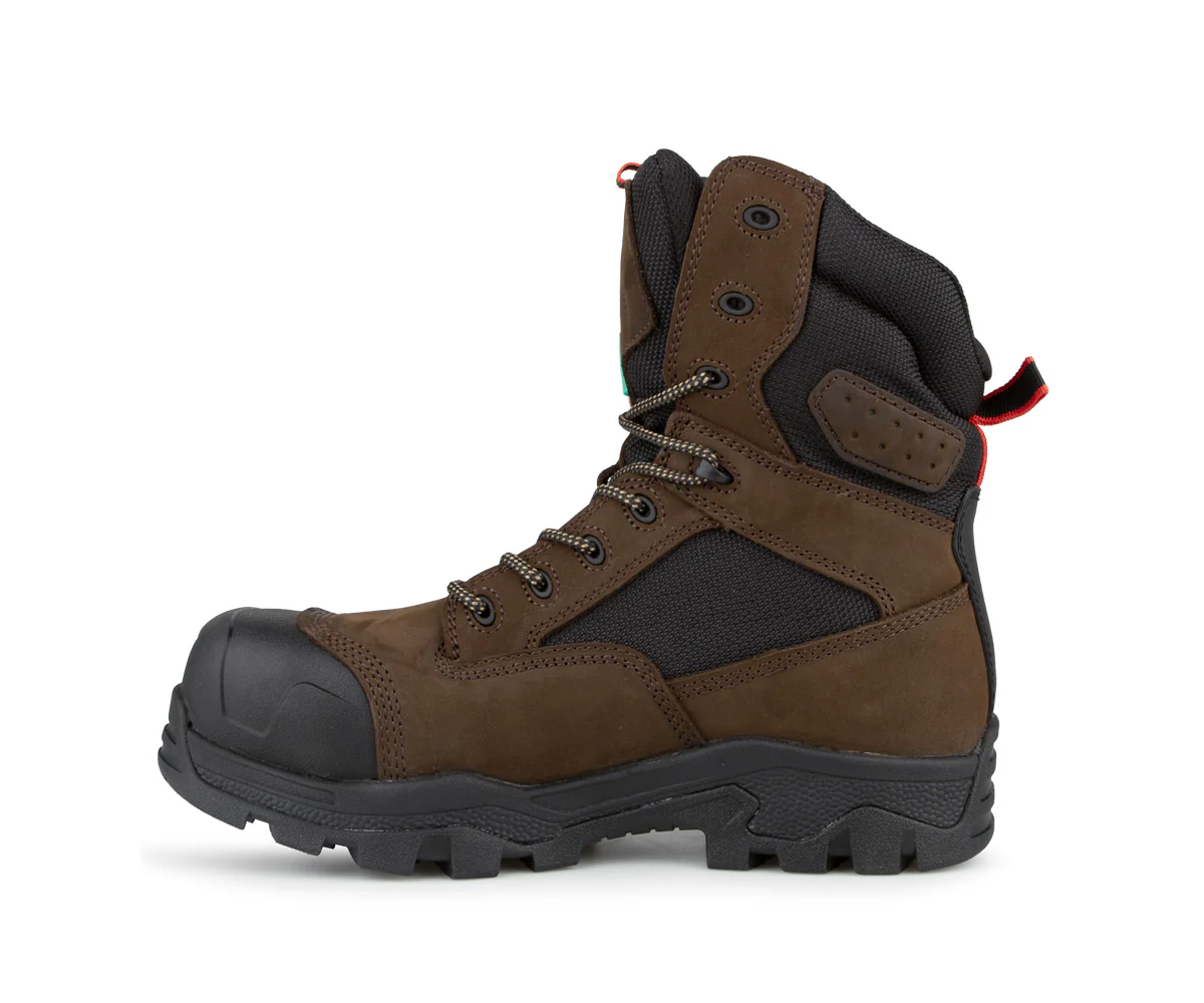 Botte travail 8" Ranger cuir brun - Collection Hugo Strong – Image 3