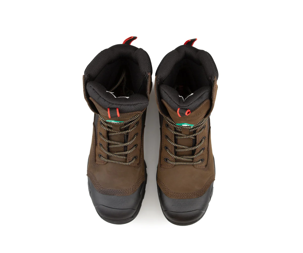 Botte travail 8" Ranger cuir brun - Collection Hugo Strong – Image 5