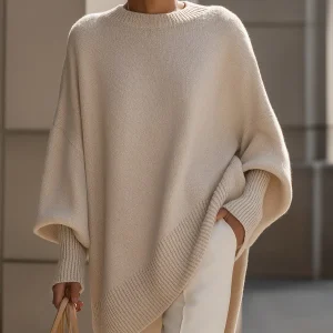 Maya – Poncho oversize femme élégant
