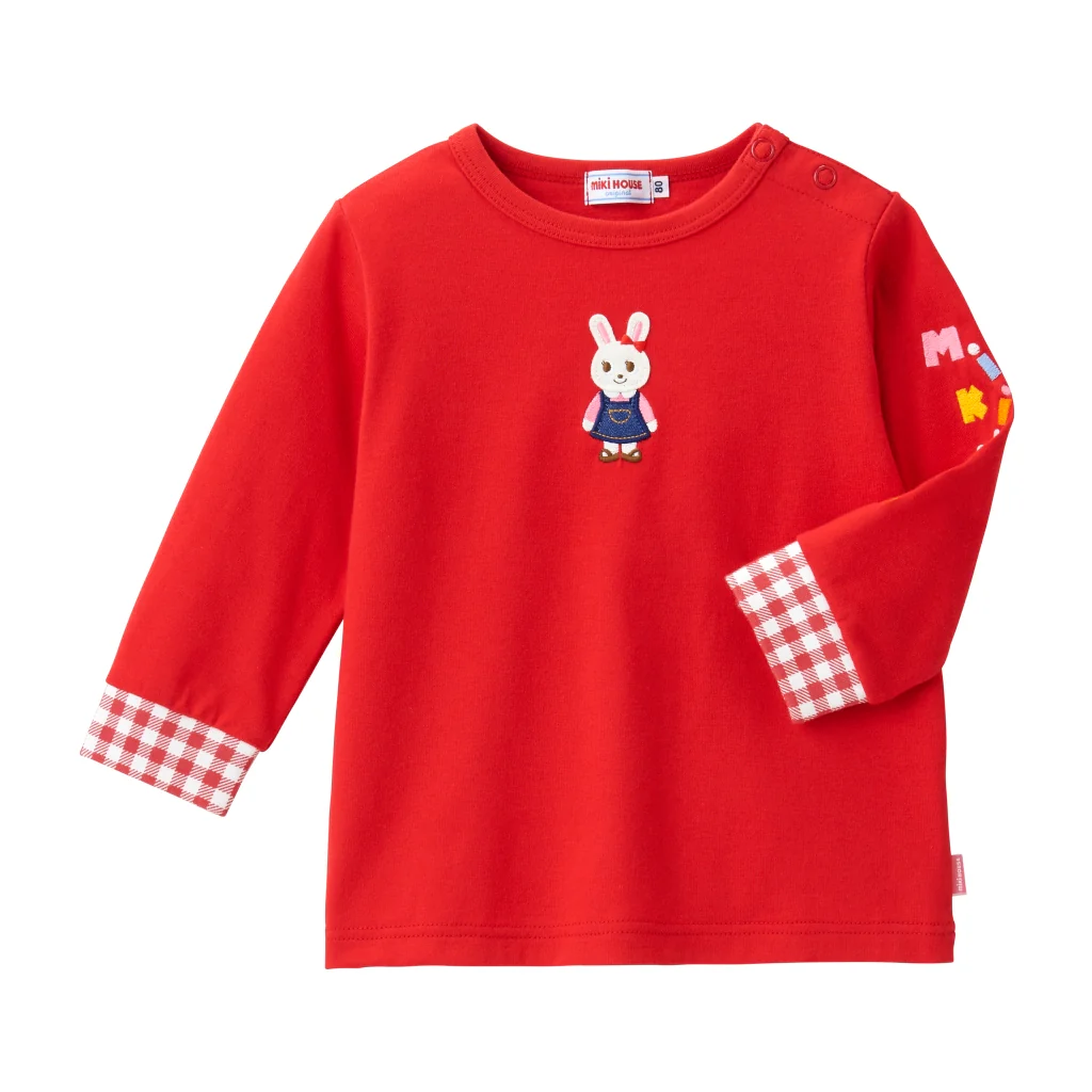 T-SHIRT MANCHES LONGUES ROUGE USAKO