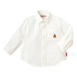 CHEMISE BLANCHE BRODERIE OURSON