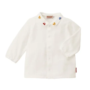 CHEMISIER EN COTON BLANC