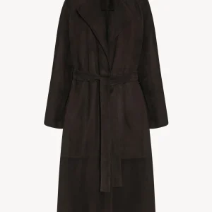 Solana Coat in Suede