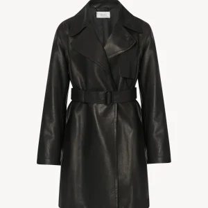 Siempra Coat in Leather
