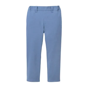 PANTALON EN COTON BLEU