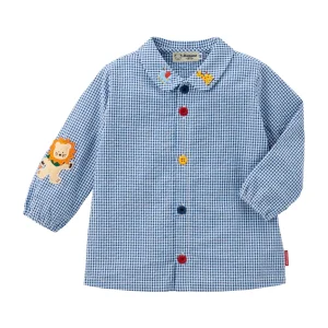 CHEMISE A CARREAUX BLEU MIKI HOUSE