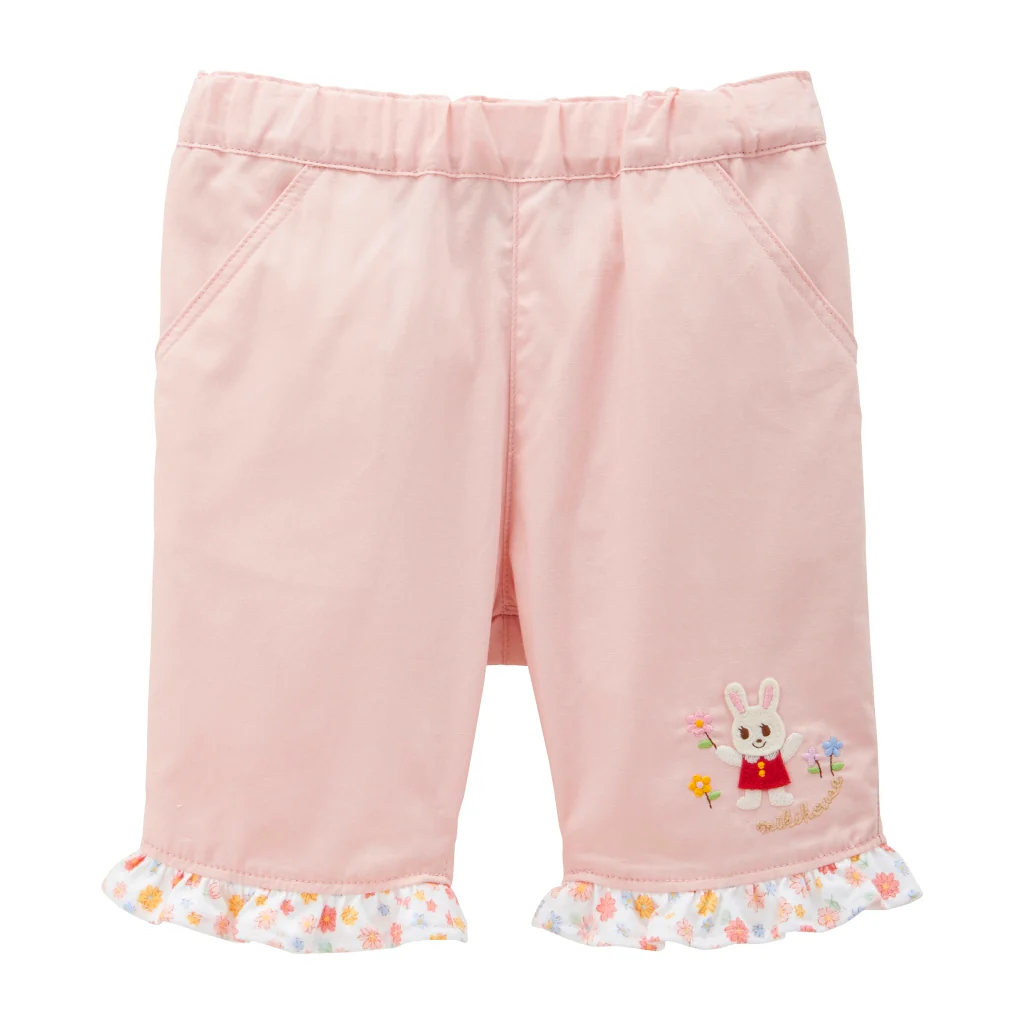 PANTALON COTON ROSE PRINTEMPS USAKO