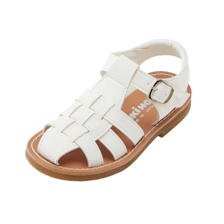 SANDALES FERMÉES BLANCHES ENFANT – Image 8