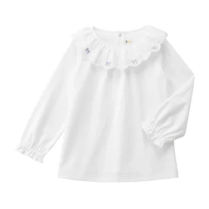 BLOUSE BLANCHE À MANCHES LONGUES