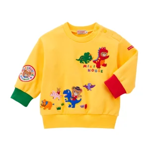 SWEAT JAUNE PUCCI DINOSAURES