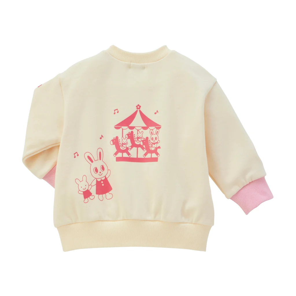 SWEAT USAKO CRÈME ROSE – Image 2