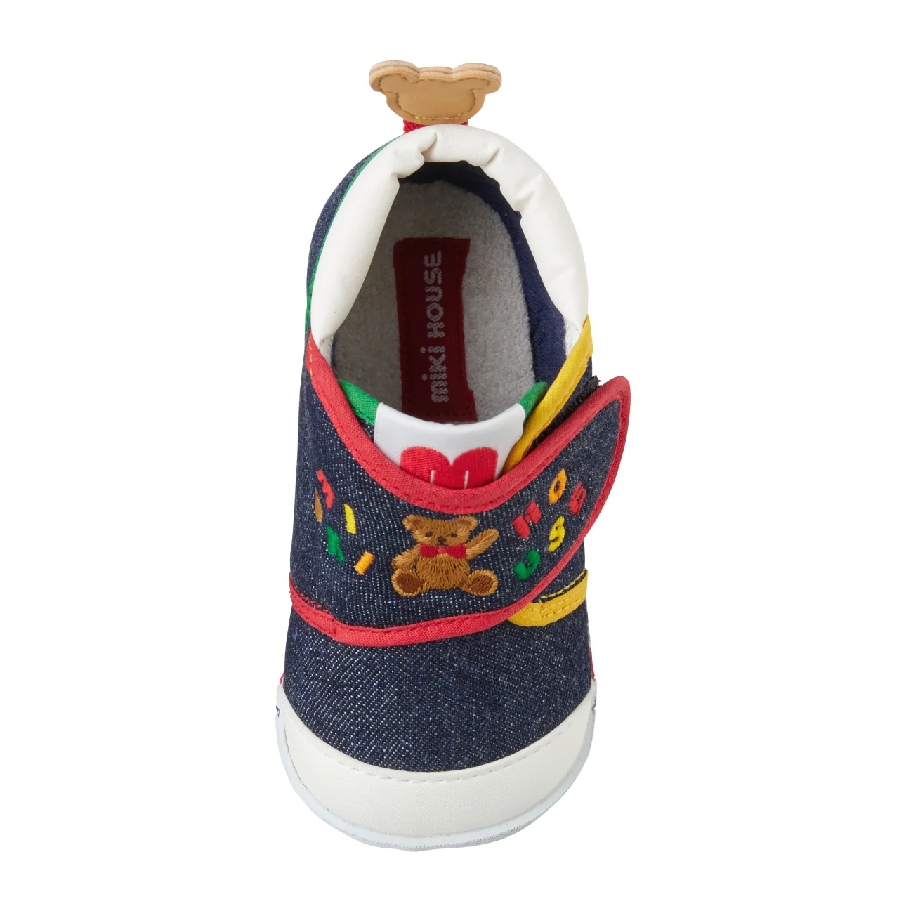 CHAUSSURES PREMIER PAS DENIM MIKI HOUSE COLORÉ – Image 3