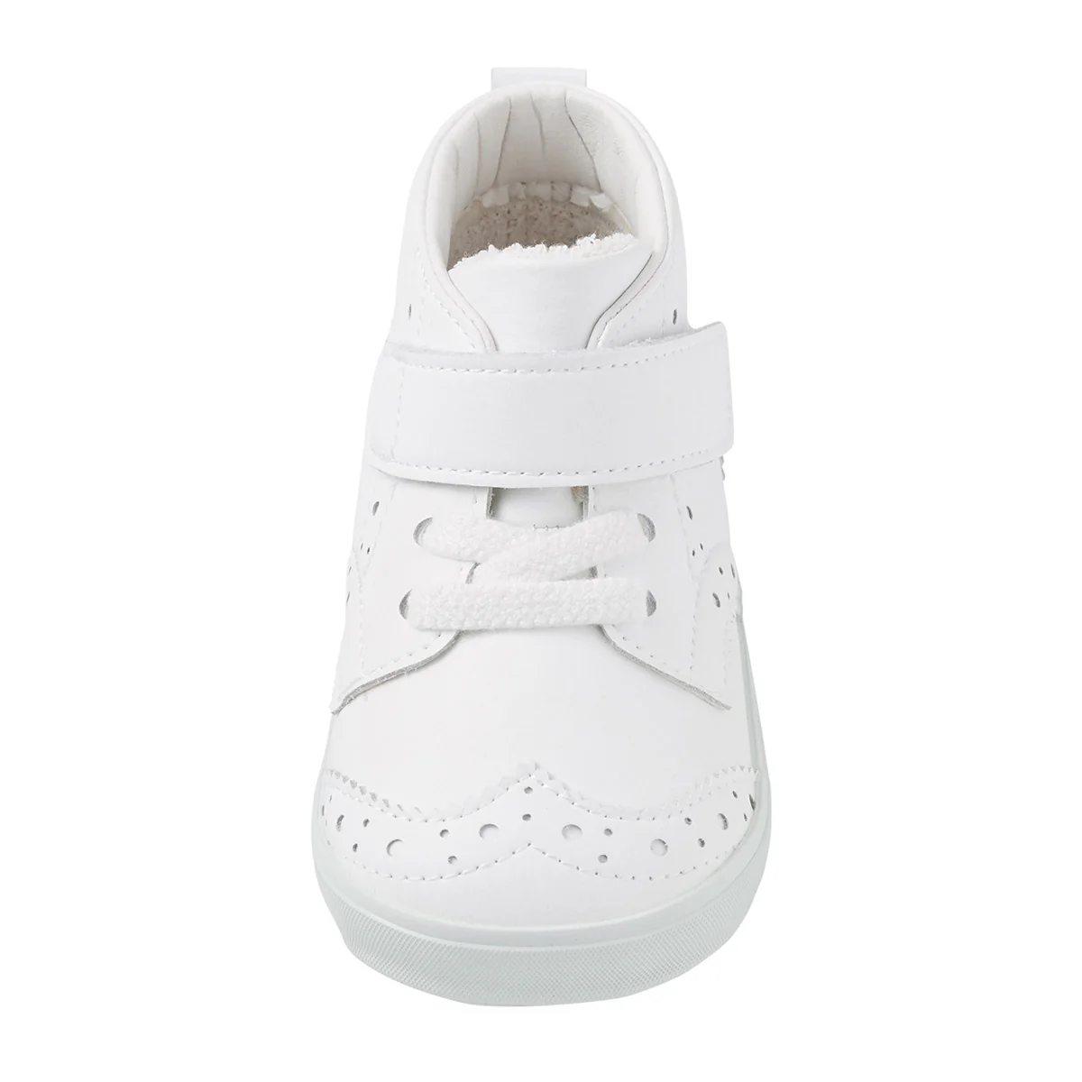 CHAUSSURES MONTANTES BLANCHES EN CUIR – Image 6