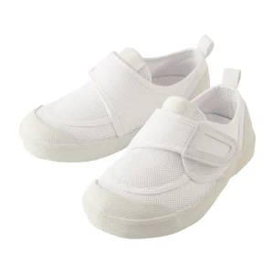 CHAUSSURES BLANCHES À VELCRO ENFANT (GRANDE TAILLE)