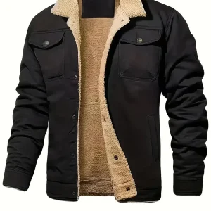 Louis - Veste homme doublée sherpa