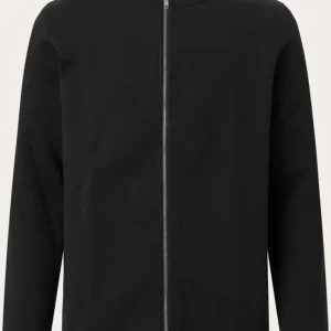 Sweat cotton cardigan crew neck - Knowledge cotton apparel