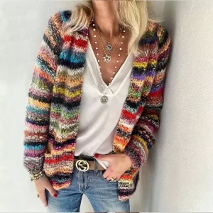 Elina - Cardigan vintage femme