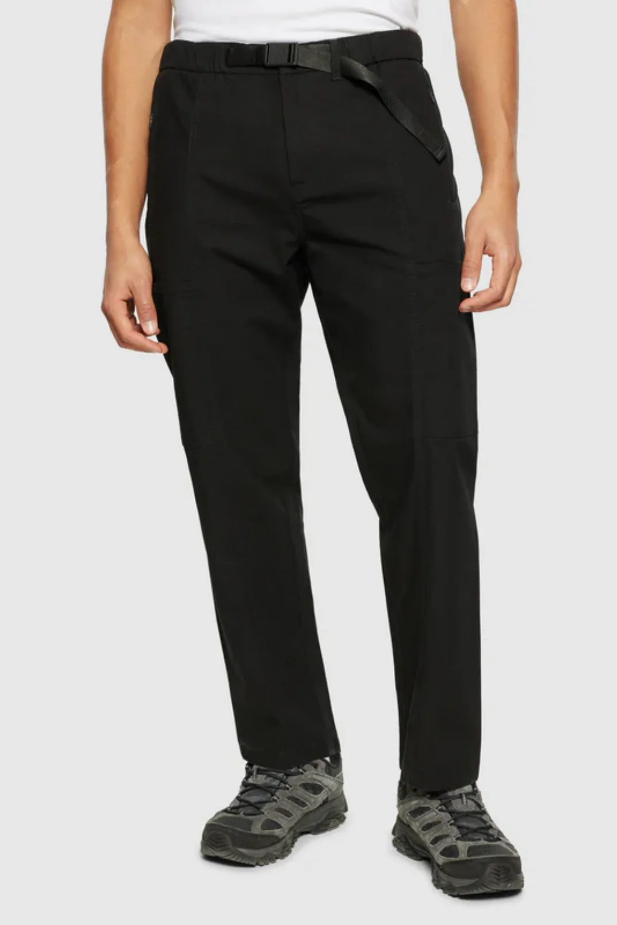 Birch hybrid ribstop belt cargo pants - Knowledge Cotton Apparel – Image 2