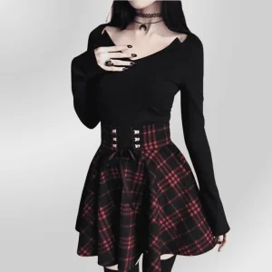 Jupe Punk Carreaux Gothique