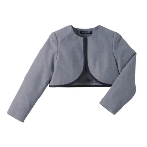 GILET LEGER GRIS CLASSIQUE FILLE MIKI HOUSE