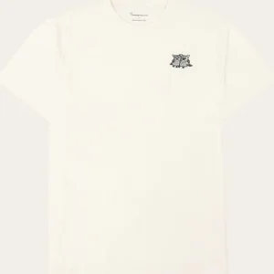 Regenerative Organic Cotton Chest Embroidery T-Shirt - Knowledge cotton apparel