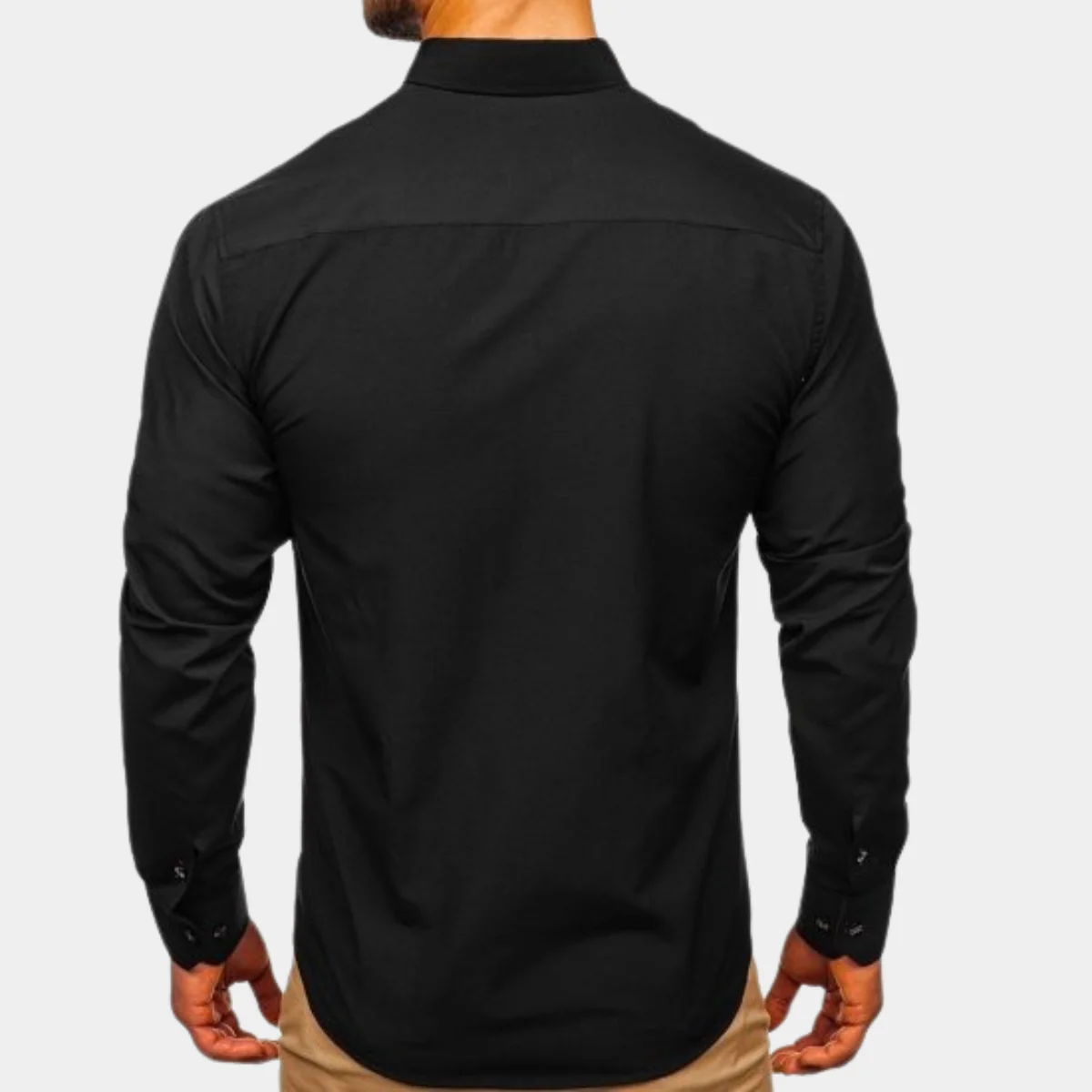 Léo - Chemise Classique Manches Longues Homme – Image 4