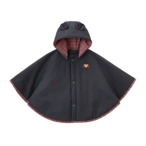 PONCHO BLEU OURSONS
