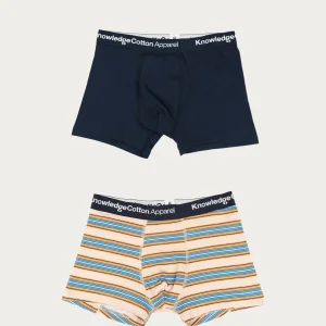 Caleçon 2 pack striped underwear - Knowledge Cotton Apparel