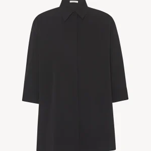 Elada Shirt in Viscose and Virgin Wool