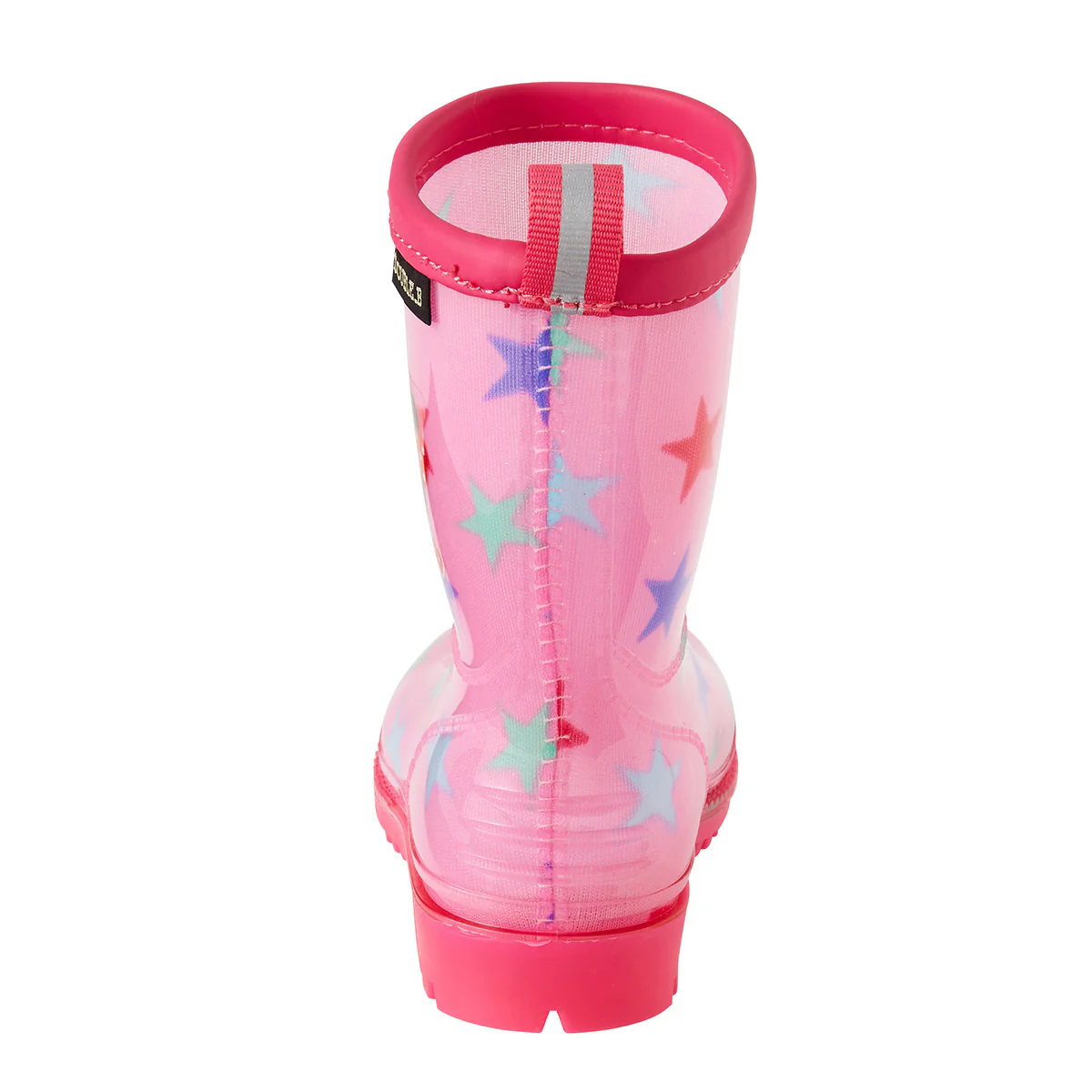 BOTTES DE PLUIE ROSES MOTIF ÉTOILE DOUBLE B – Image 2