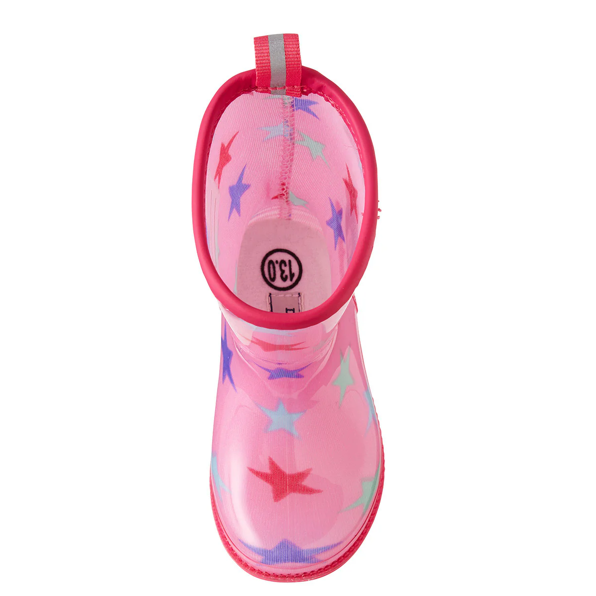 BOTTES DE PLUIE ROSES MOTIF ÉTOILE DOUBLE B – Image 4