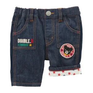 SHORT BLEU MARINE DOUBLE B