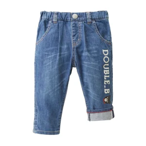 PANTALON BLEU DOUBLE B
