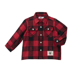 CHEMISE À CARREAUX ROUGES
