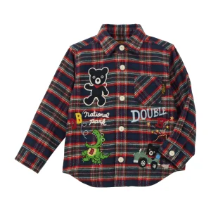 CHEMISE À CARREAUX DOUBLE B