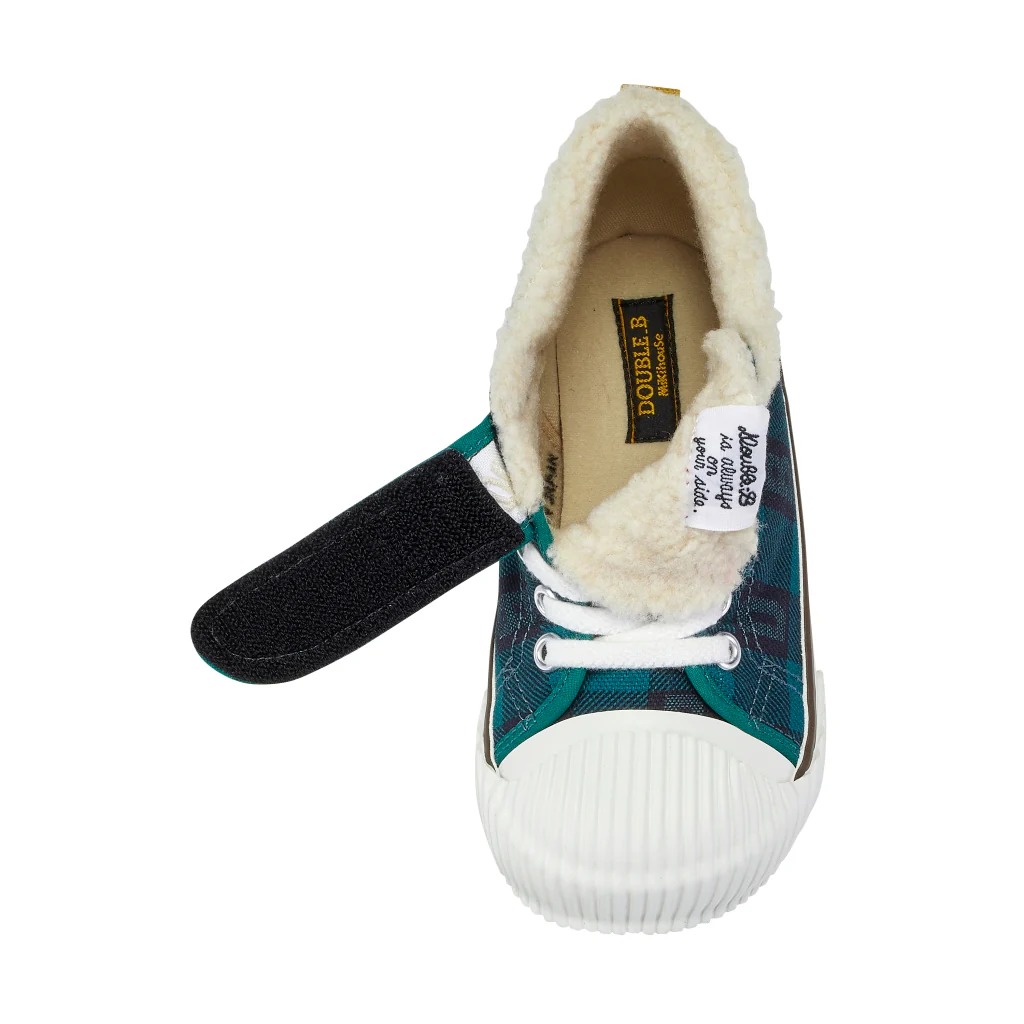 CHAUSSURES VERTES À CARREAUX DOUBLE B – Image 7