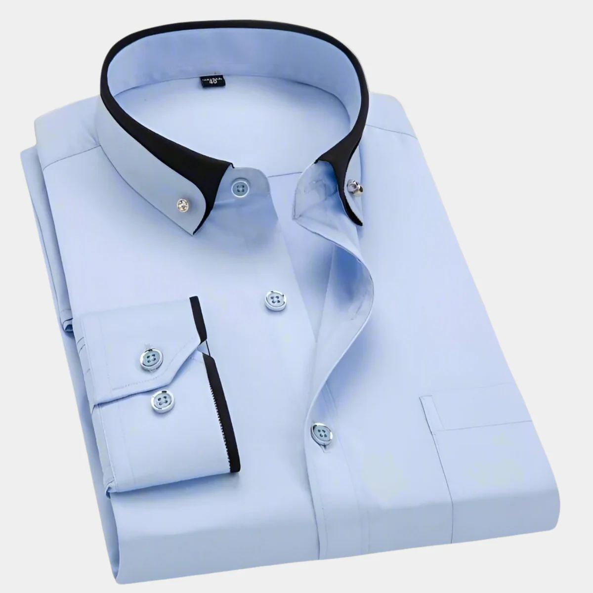 Léo - Chemise Classique Manches Longues Homme