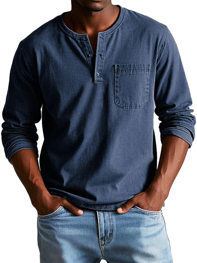 Hugo - Henley homme vintage – Image 7