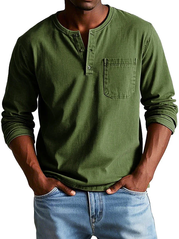 Hugo - Henley homme vintage – Image 9