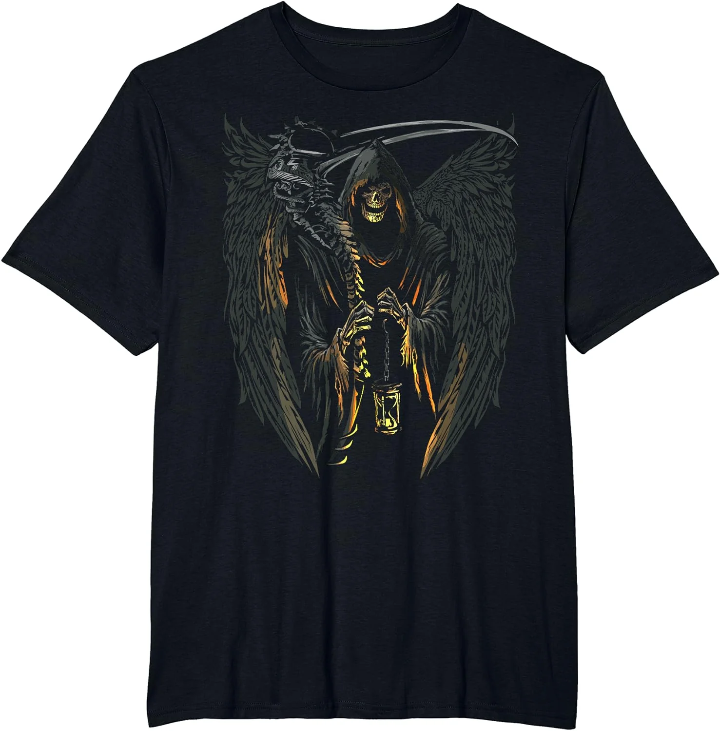 T-shirt gothique homme grande faucheuse tarot – Image 5