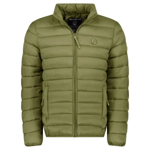 Canadian Peak Amitaleak Homme - Blouson Matelassé avec Zip Badge OLIVE