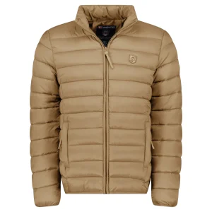 Canadian Peak Amitaleak Homme - Blouson Matelassé avec Zip Badge TAUPE