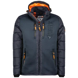 Canadian Peak Beachweak Homme - Doudoune chaude automne-hiver, coupe vent Marine
