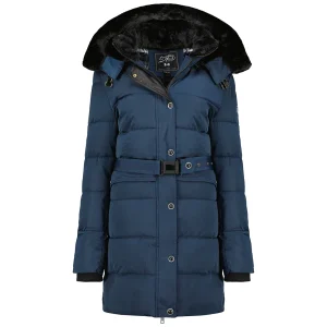 Canadian Peak Bettineak Femme - Parka Longue Chaude Hiver MARINE