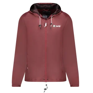 Canadian Peak Boateak Homme - Veste Coupe-Vent Moderne Printemps BORDEAUX