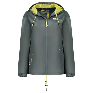 Canadian Peak Boateak Lady - Veste Coupe-Vent Moderne Printemps GRIS FONCE