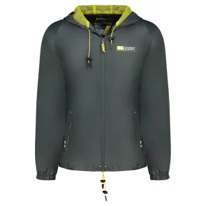 Canadian Peak Boateak Homme - Veste Coupe-Vent Moderne Printemps GRIS FONCE