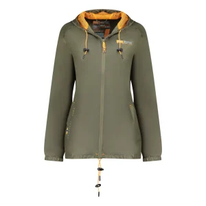 Canadian Peak Boateak Lady - Veste Coupe-Vent Moderne Printemps KAKI