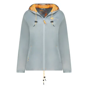Canadian Peak Boateak Lady - Veste Coupe-Vent Moderne Printemps GRIS CLAIR