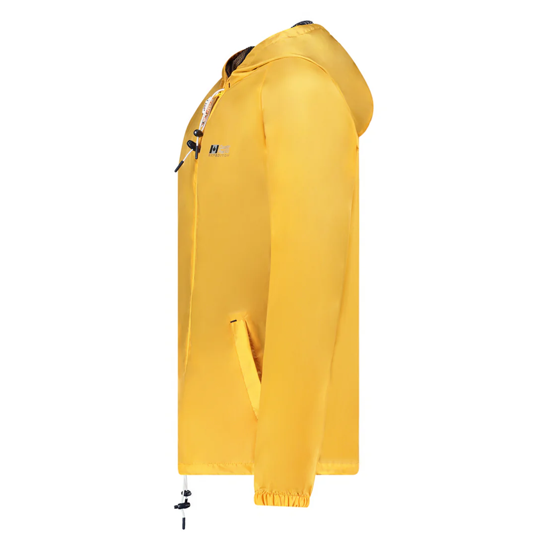 Canadian Peak Boateak Homme - Veste Coupe-Vent Moderne Printemps MOUTARDE – Image 2